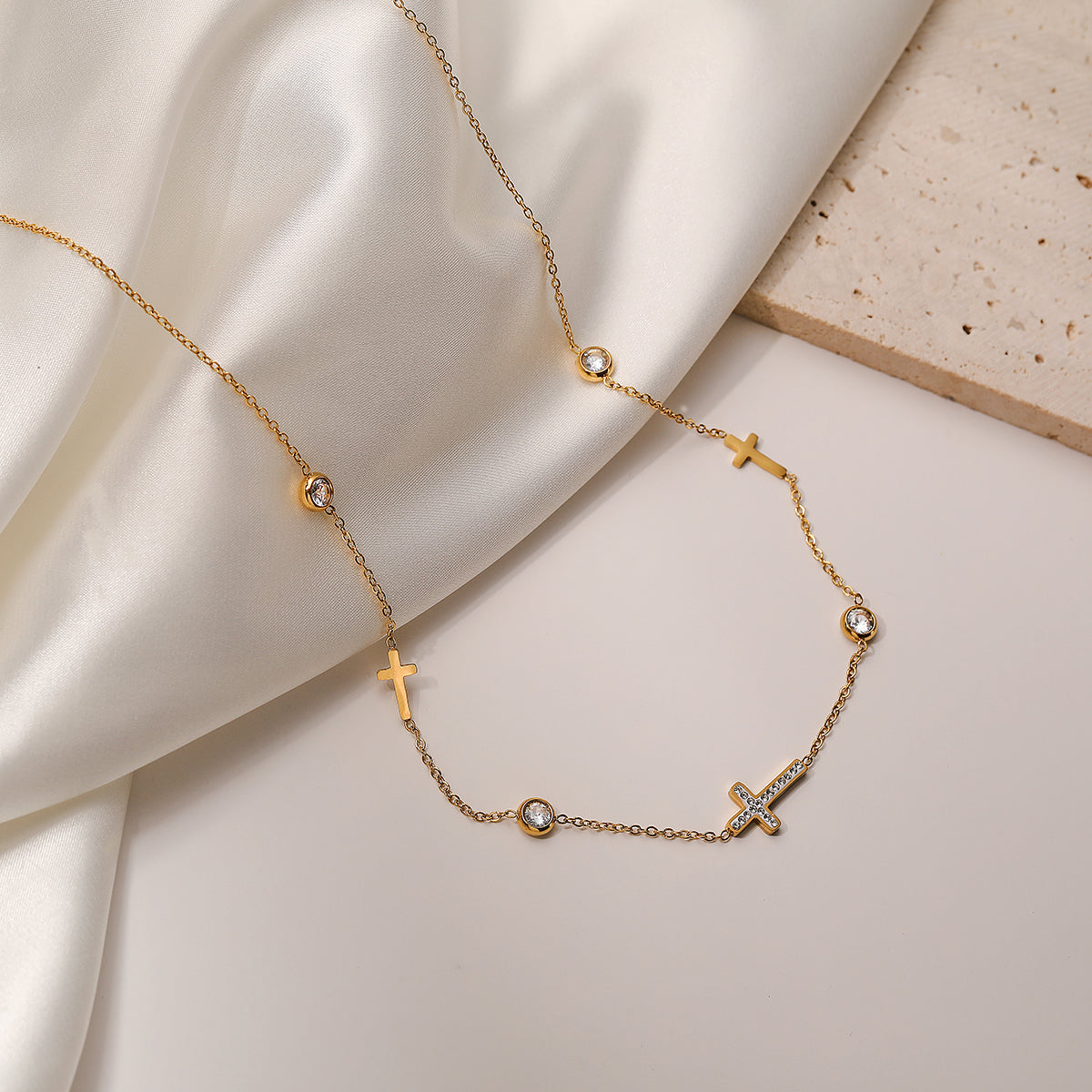Multi Cross Necklace