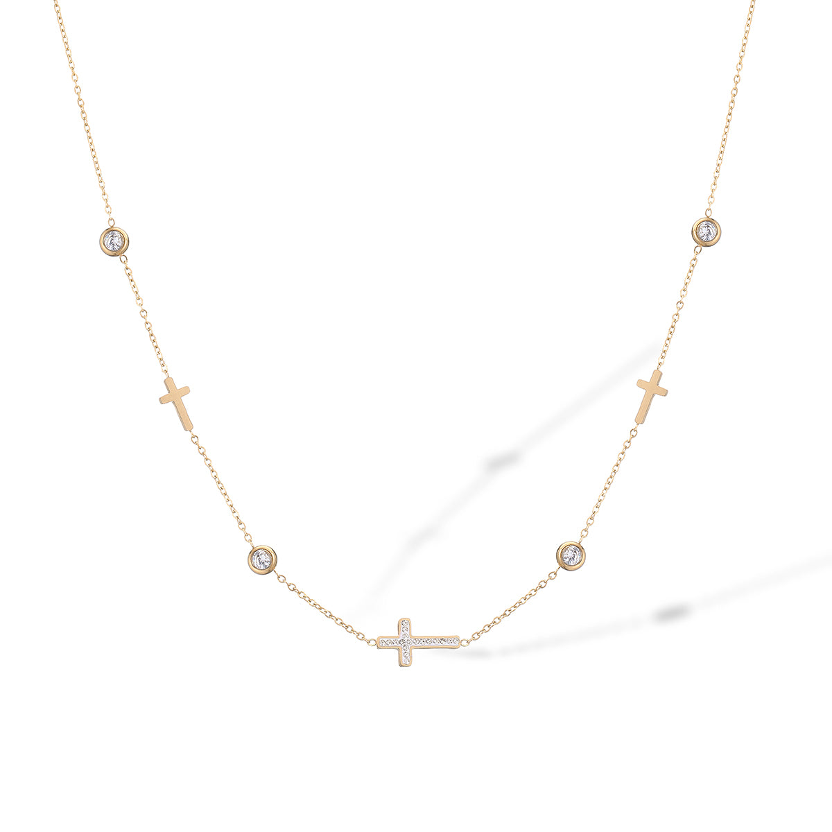 Multi Cross Necklace