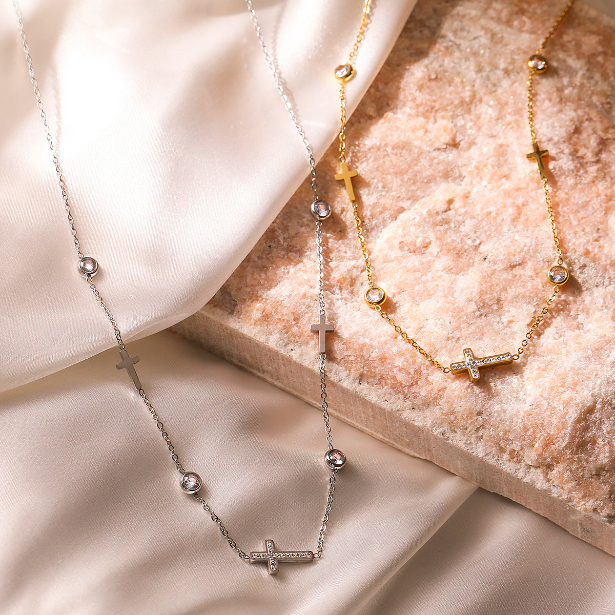 Multi Cross Necklace