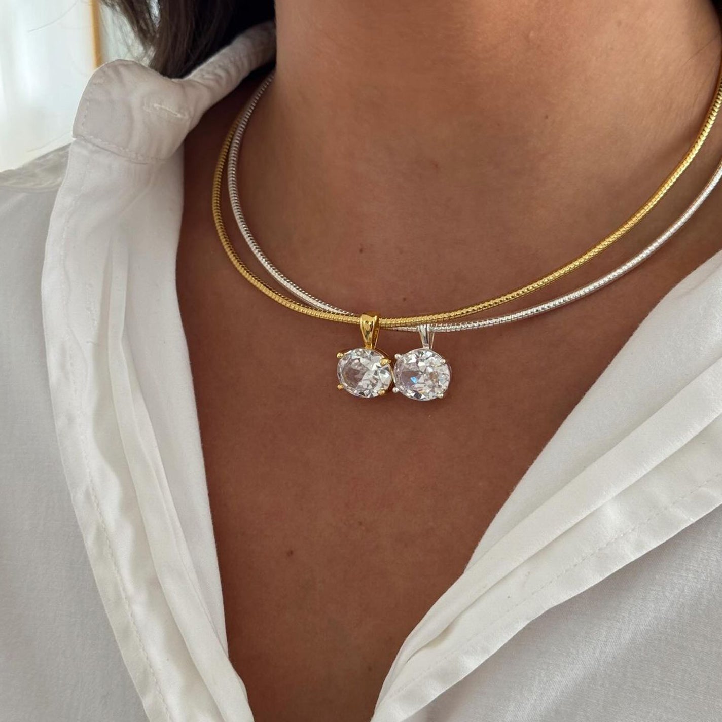 Single Stone Necklace