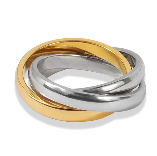 2 Tone Fidget Ring